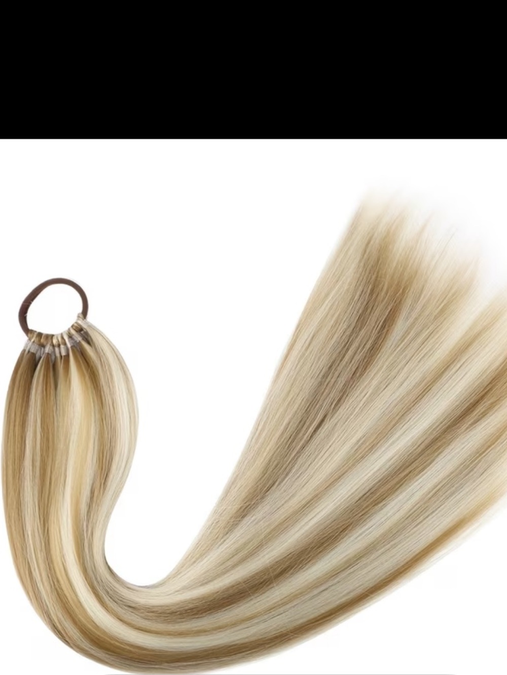 24" Blonde Ring Hair Extensions - #P27/613